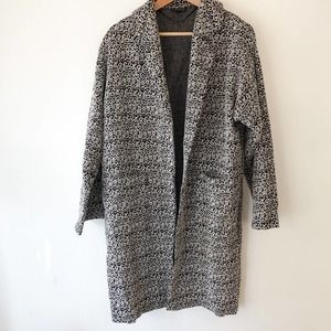 TOPSHOP Embroidered Long Coat